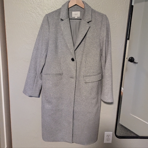LOFT Gray Jacket - Picture 2 of 4